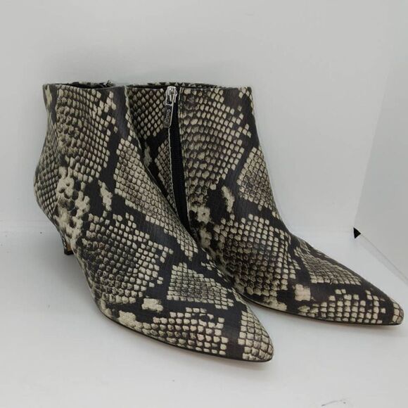 Circus by Sam Edelman Kirby Snake Print Bootie Pre-owned w/box- sz. 8M AWESOME!! - Picture 1 of 6